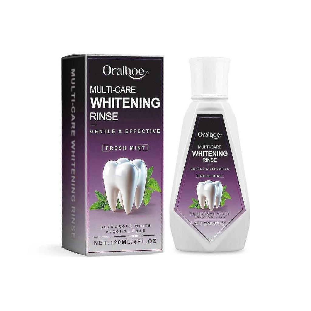 Generic oralhoe mouthwash freshens breath, removes odors, cleans plaque and stains, gently cares for teeth, - oral for daily skin care daily care