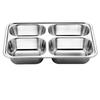 Yimao Stainless Steel Divided Meal Tray