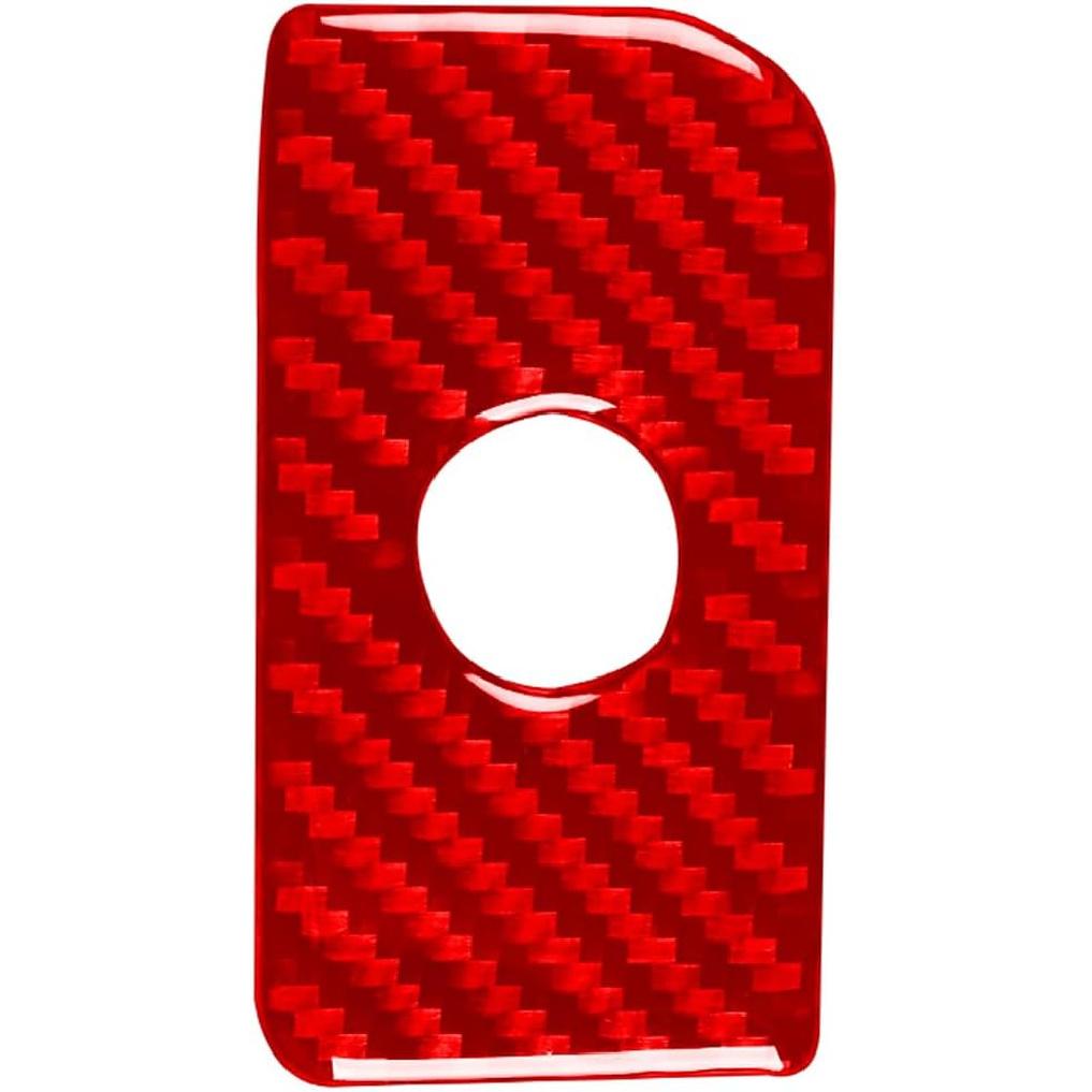 4pcs Carbon Fiber Car Window Lift Switch Cover Stickers Compatible with Dodge RAM 1500/2500/3500 2019-2023 Crew Cab, Door Glass Control Panel Trim