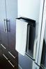 Yamazaki Magnetic Kitchen Paper Holder, Black, Approx. W6 X D5.2 X H24.5cm, Tower Series, Can Be Installed Vertically or Horizontally, Kitchen Paper