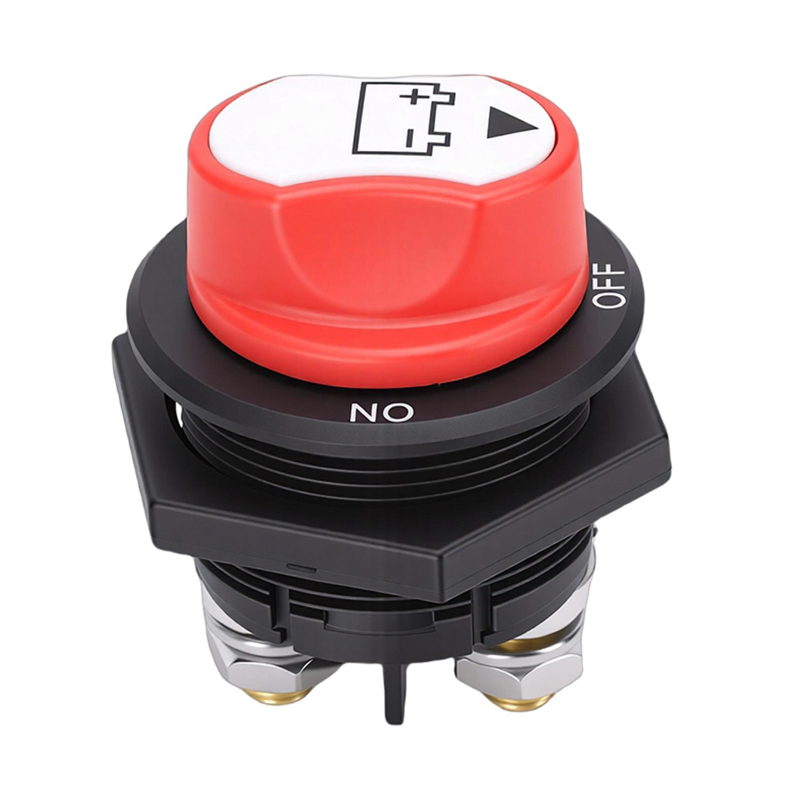 

200A DC Battery Isolator Switch Battery Power Cut Master Switch with Detachable Handle Prevent Electric Leakage