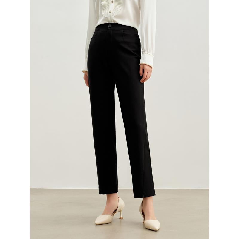 JZ Jiuzi Women's Straight Leg Western Pants