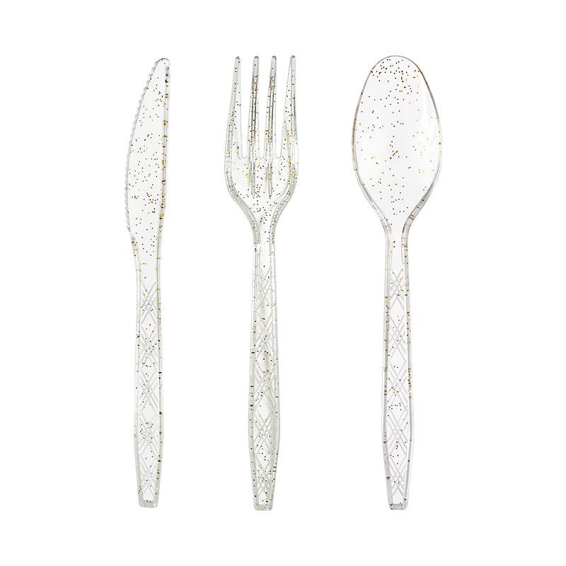 Hot Silver Disposable Tableware Set Paper Plate Paper Cup Paper Towel Aluminum Film Tablecloth Party Decoration Supplies