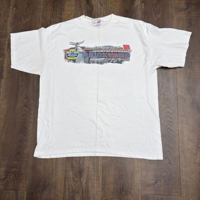 Vintage 2001 Chase Authentics Dale Earnhardt Jr. All Star Game Graphic T-Shirt
