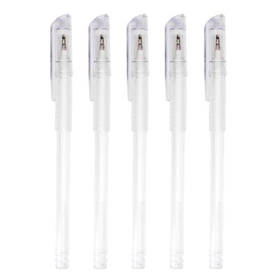 10pcs Beauty Positioning Marker Washable Tattoo Skin Eyebrow Microblading Marker Pen White