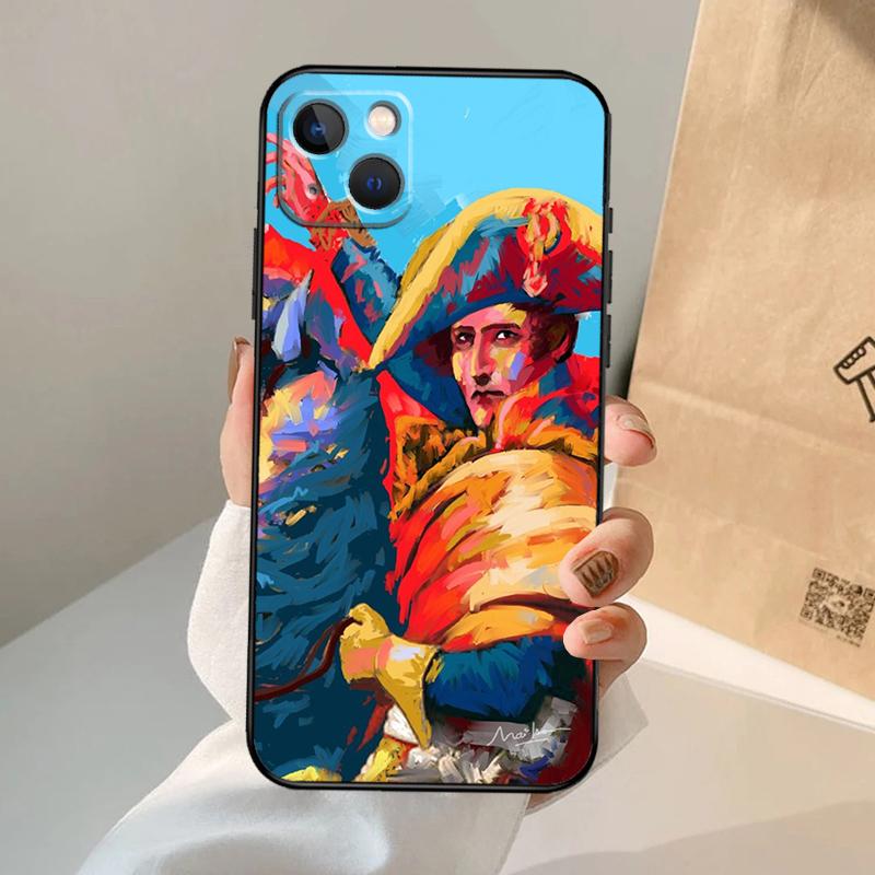Napoleon Bonaparte Case For iPhone 16 15 14 13 12 11 Pro Max XS XR X Plus 12 13 Mini Bumper Back Cover