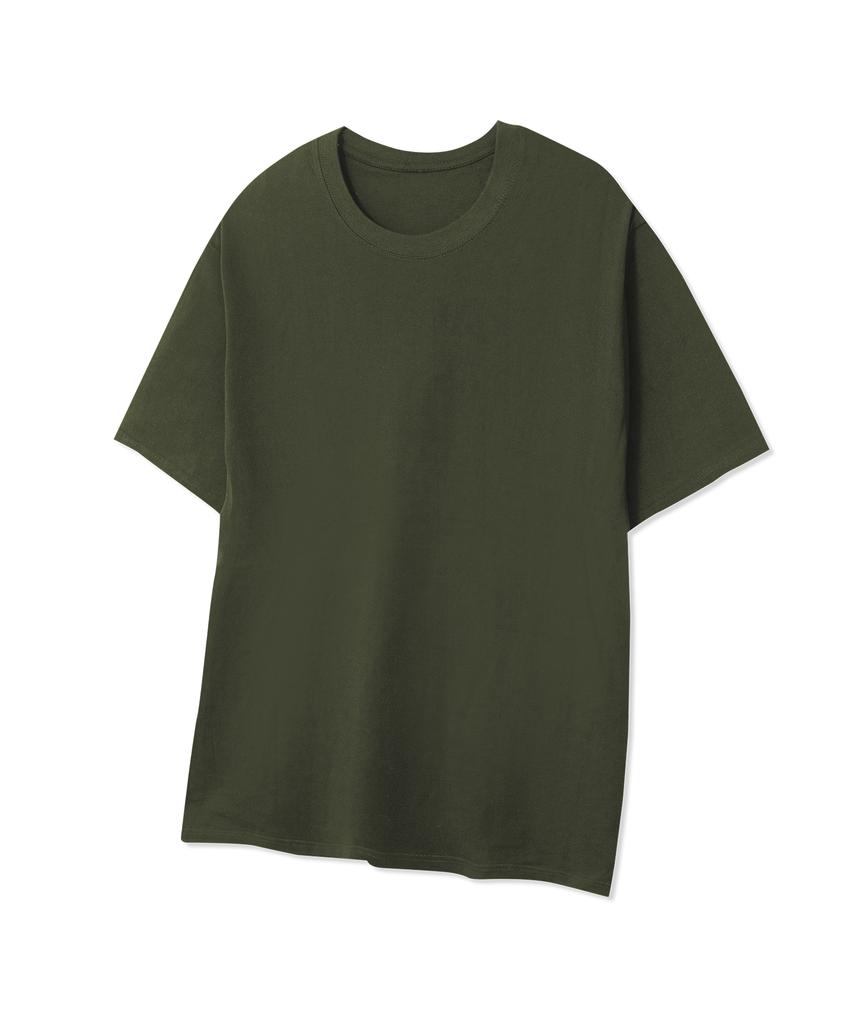 STANDARDERROR [2Pack][Solid] Basic Cotton Crew Neck Short Sleeve T-Shirt Package (10 Colors) (C Type)