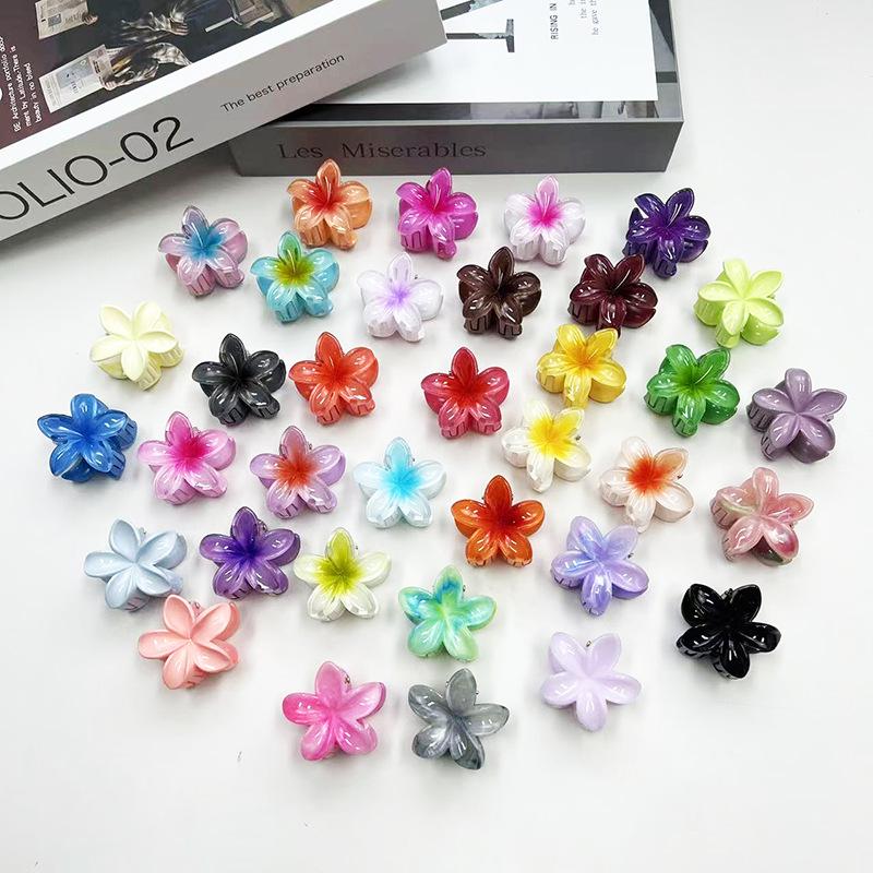 Europäische & Amerikanische Frangipani 4cm Strandurlaub Mode Haarspange