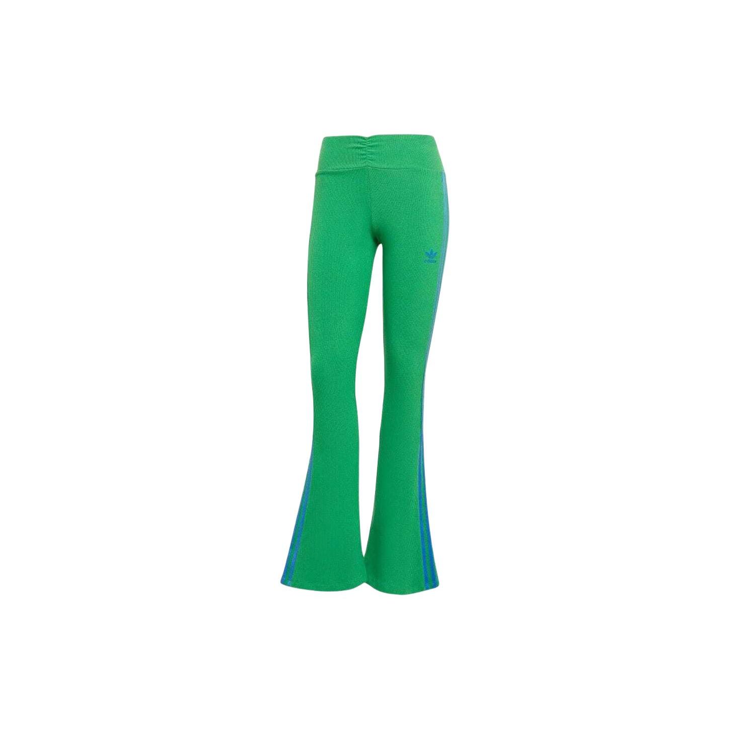 

Adidas Originals Slim Fit Flared Casual Pants Women Green JG8046