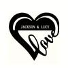 Heart Shaped Metal Wall Art Iron Love Decor for Home Special Occasion