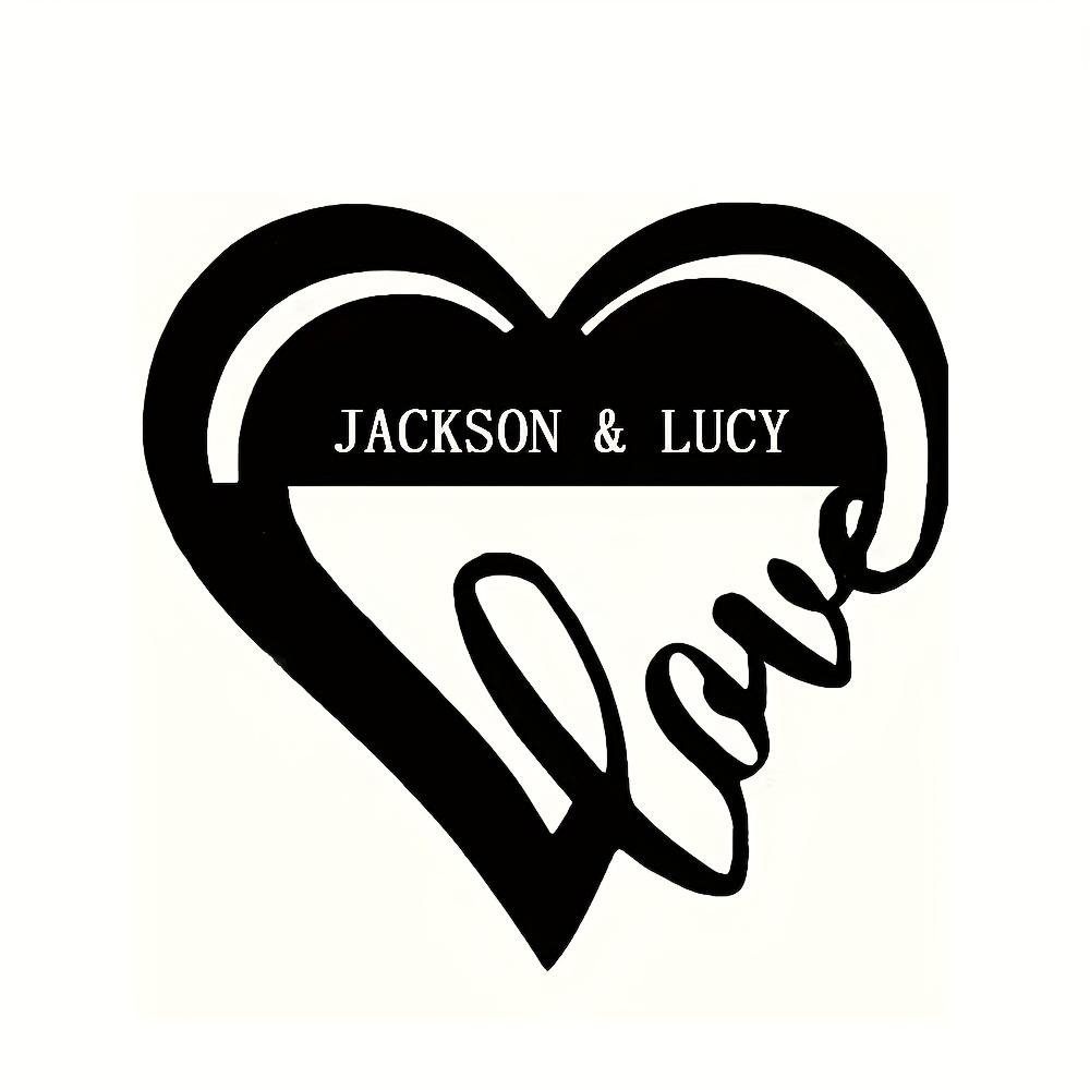 Heart Shaped Metal Wall Art Iron Love Decor for Home Special Occasion