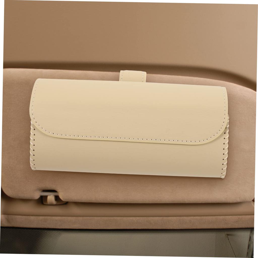 PAMINGONO Box Glasses Case Glasses Organizer Car Eyeglass Container Car Sunglasses Glasses Case Glasses