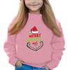 Christmas Day Girls Round Neck Pullovers For Kids Printed Baby Tops