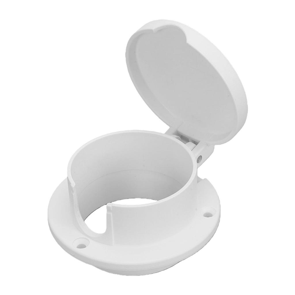 Rope Deck Pipe Snap In Cover Design User Friendly Marine Round Hinged Deck Pipe for Boats Yachts RVs