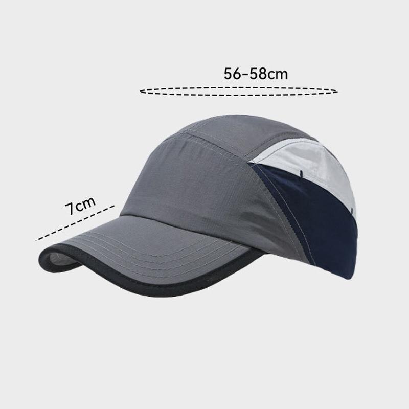 Outdoor Quick-Drying Color Matching Baseball Cap Unisex Breathable Sunshade Cap Sports Riding Sunscreen Cap
