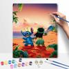 Disney Lilo & Stitch digital oil painting diy coloring handpainted filling home decoration gift canvas wall art for living room decor