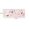 Senko Kiki's Delivery Service Jiji and the Kitchen Long Mat, Approx. 45 X 120 Cm, Pink, 53810