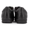Men's PIERRE CARDIN Black Leather City Sneakers with Black Laces