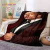 La Roccia Dwayne Johnson Attore Coperta Morbida in Flanella, Coperta da Lancio Coperta Confortevole per Picnic Letti Divano Casa Camera da Letto Regalo