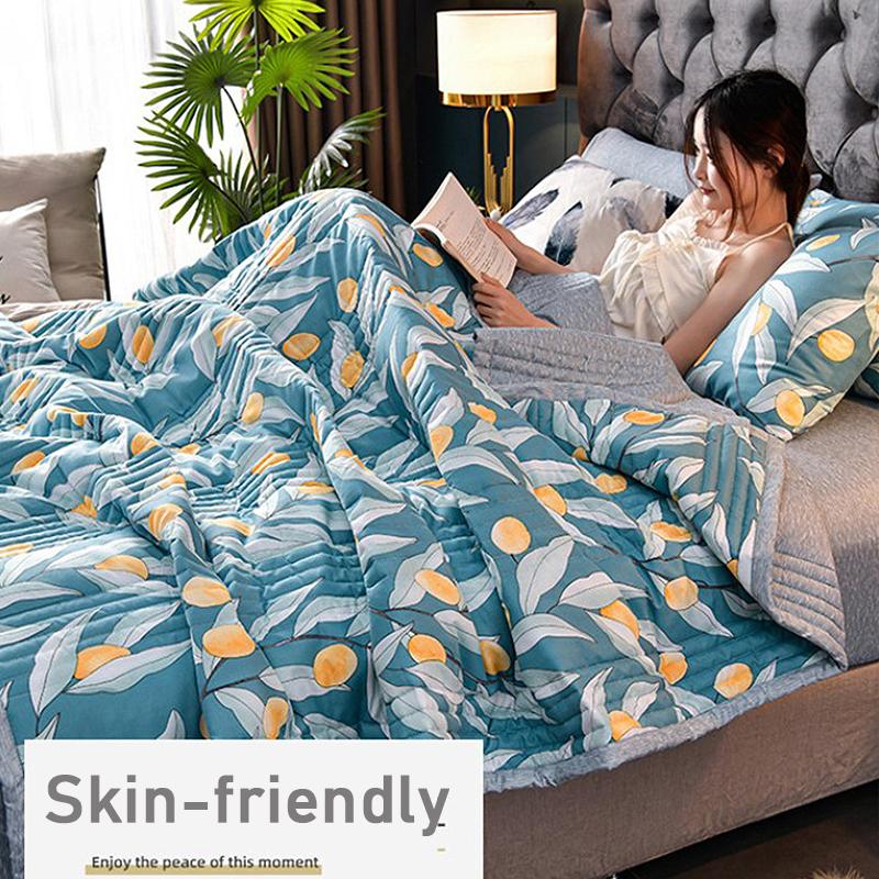 Klimatizačná prikrývka šetrná k pokožke Jednolôžková Dvojlôžková letná chladivá prikrývka na jar a na jeseň Tenká prikrývka