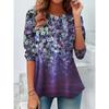 Summer Women's 3D Printed Long-sleeve T-shirt Is Fashionable, Versatile, Breathable, Trendy, and Casual