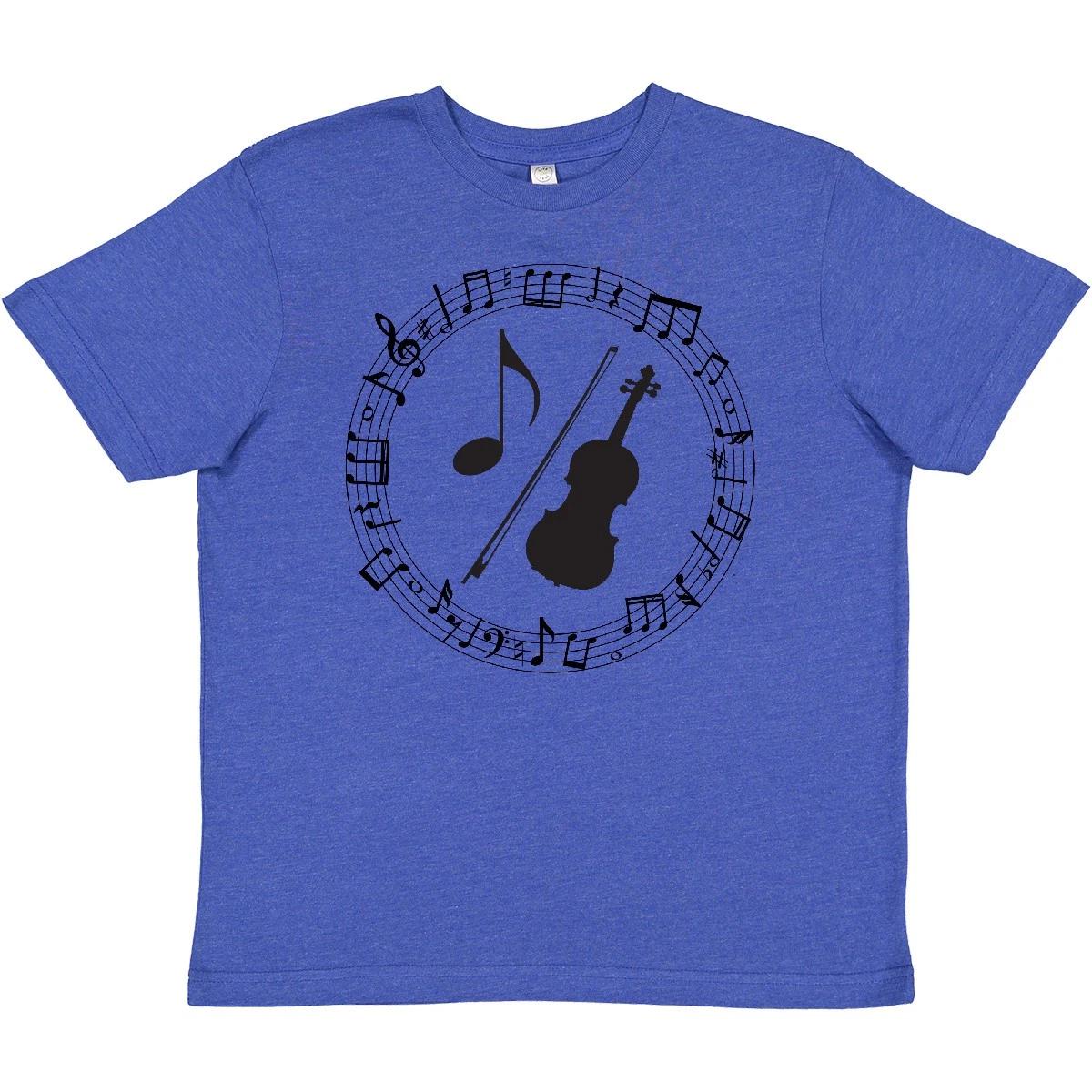 Inktastic Violin For Student Violinist Youth T-Shirt Musician Instruts Tee 150
