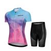 Damen Fahrradtrikot Atmungsaktiv Schnelltrocknend Mountainbike Rennrad Bekleidung Outdoor Sportbekleidung