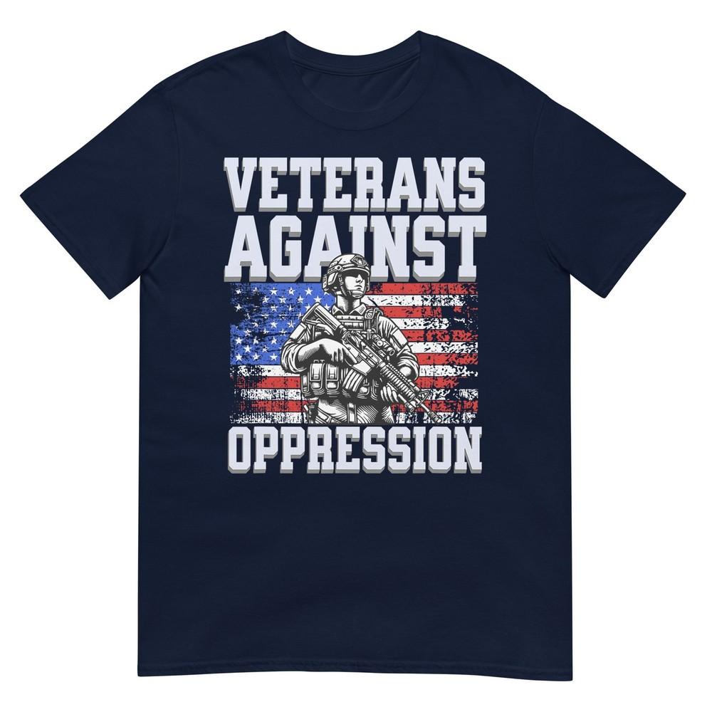 Veterans Against Oppression Us Patriotic Army Soldier TShirt S