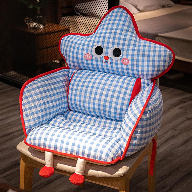 Handun Integrated Lumbar Support Seat Cushion with Backrest