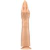 Realistic Long Hand Dildo for Men And Women Black Lifelike Butt Plug with Strong Suction Cup Huge Anal Stretching Plug