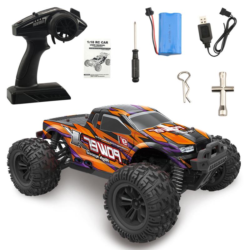 1:18 Rc Car 2.4g Four-wheel Drive High-speed Car Off-road Climbing Remote Control Drifting Electric