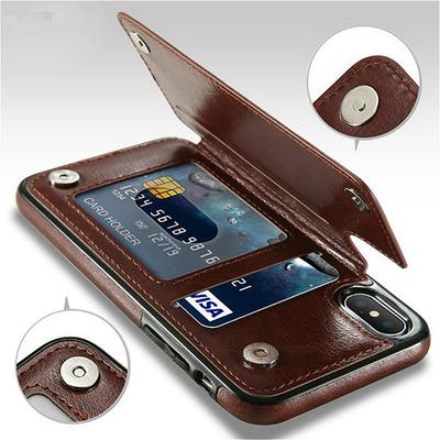 Retro PU Leather Case Voor iPhone XS XR 11 Pro Max Multi Kaarthouder Telefoon Gevallen Voor iPhone X 6 6s 7 8 Plus XS 5S Cover Capinhas