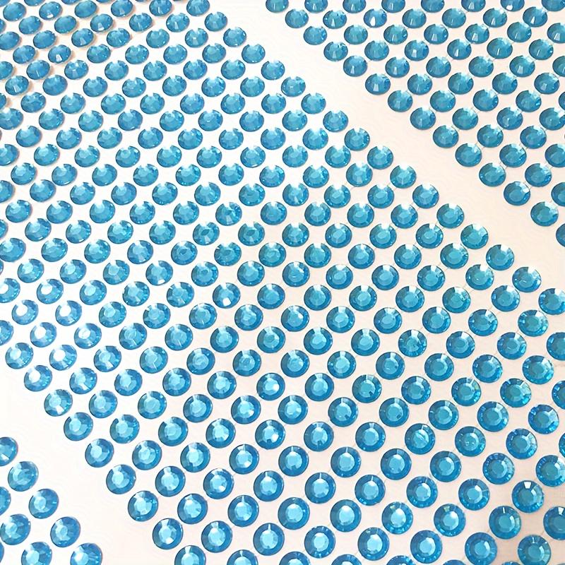 Set of 900pcs 4mm Acrylic Diamond Stickers, Semi-Circular Geometric Self-Adhesive for Handmade Photo Albums, Nail Art & Eye Makeup Decoration
