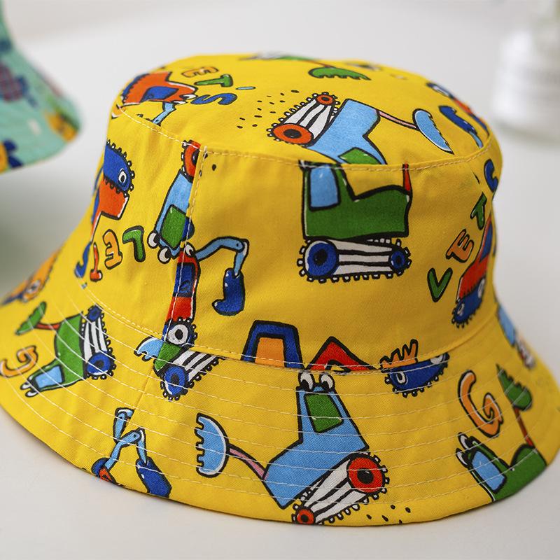 Children's Sun Protection Sun Hat Summer Baby Fisherman Hat Infant Hat Spring and Autumn Thin Bucket Hat for Boys and Girls Summer