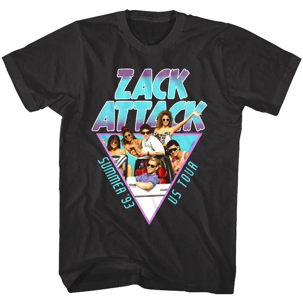 

Saved by the Bell Zack Attack US Tour Summer 1993 Men s T Shirt LIVE Concert Top 2XL