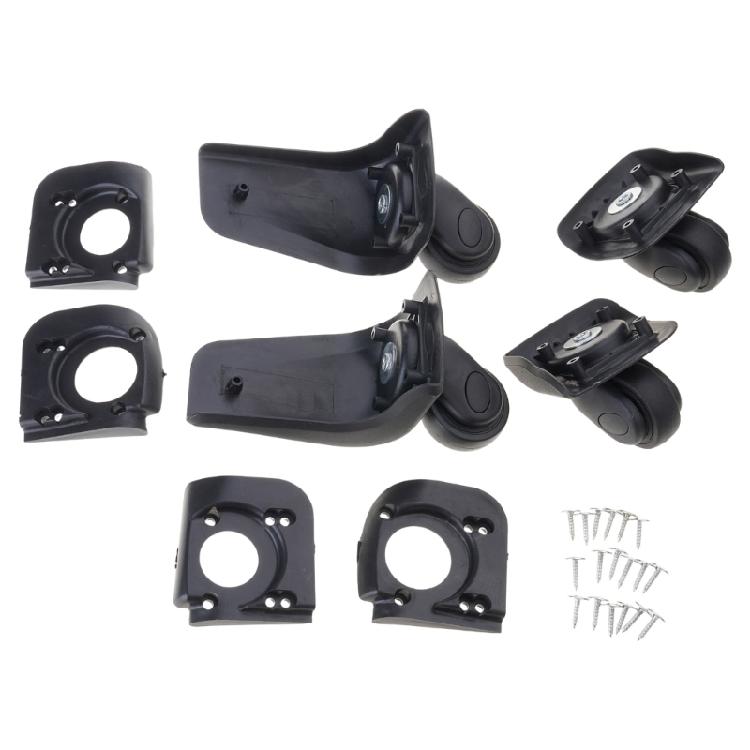 3x Запасные колеса для чемодана Колеса для багажа Практичные поворотные колесики Поворотные колеса для багажа для использования в отпуске 1