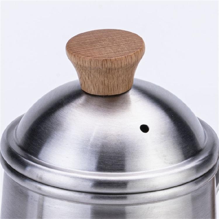 Stainless Steels Pours Over Kettle Long Gooseneck Coffee Pot Portable Coffee Hand Brewing Pot Kitchen Tool Easy to Clean