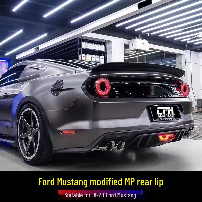 15-17 Ford Mustang RTR Quad Exhaust Rear Diffuser Lip & Body Kit