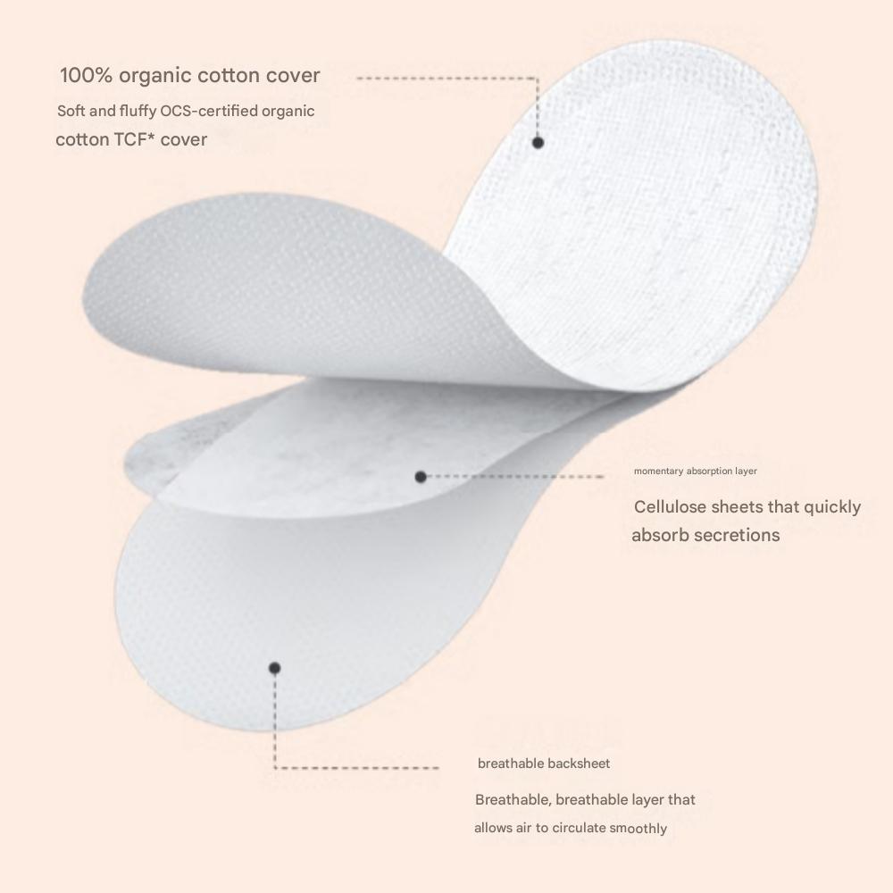 Rael Organic Cotton Cover Ultra Slim Panty Liners, 40-Count