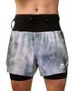 Oniji Two-In-One Running Shorts 360° Storage Pocket Mp57 (Blue Tie-Dye)