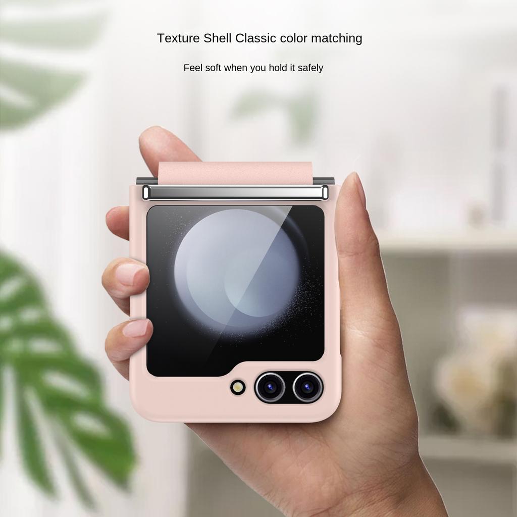 Galaxy Z Flip6 Rubber Strip Protection Phone Case for Samsung Galaxy Z Flip 6 5  Flip6 Flip5 5G Shockproof Fall Prevention Cover