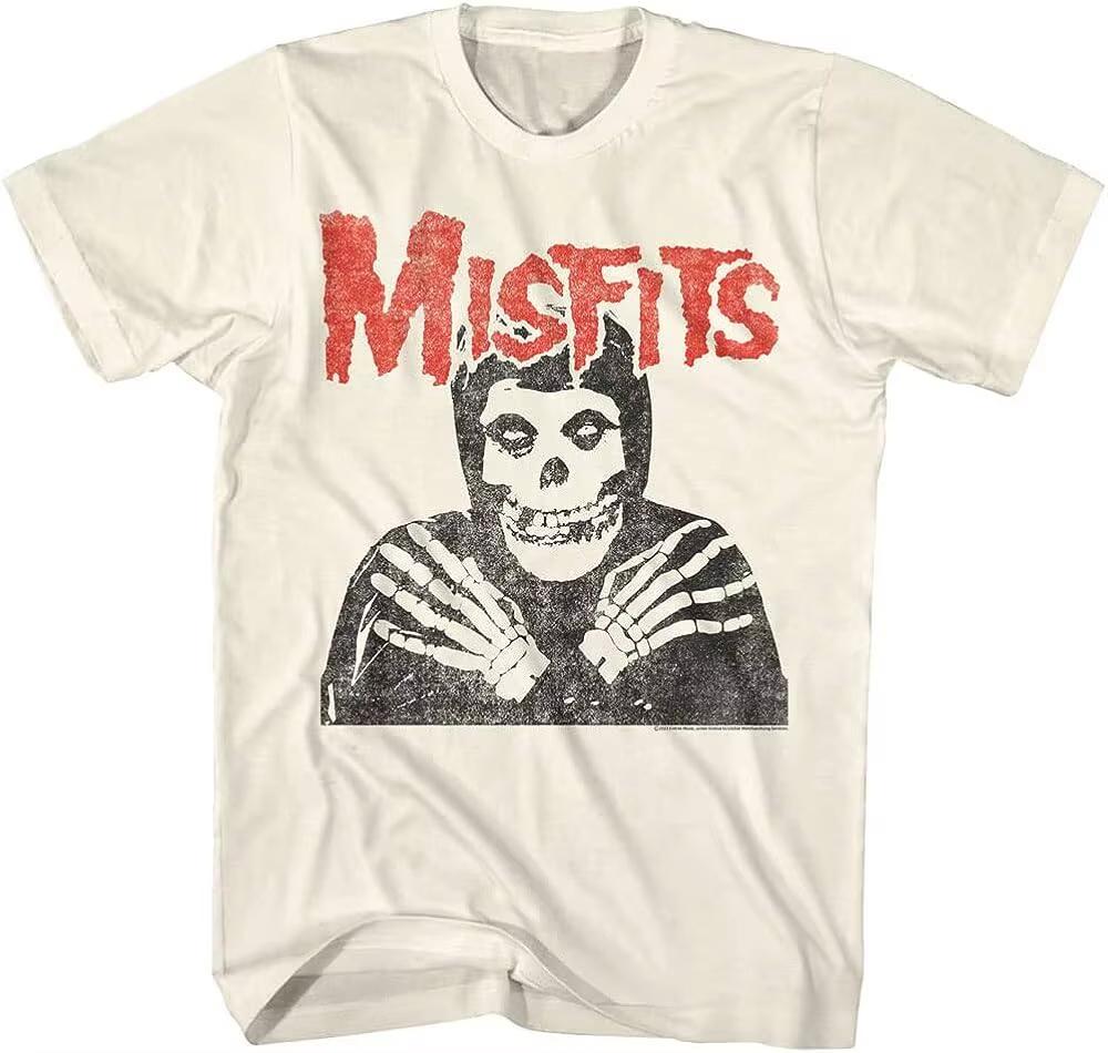 The Misfits Band Rock Hardcore Punk Style Casual TShirt Unisexs and Womens Luxury Top 2026 Logo Rock Ins Y2k