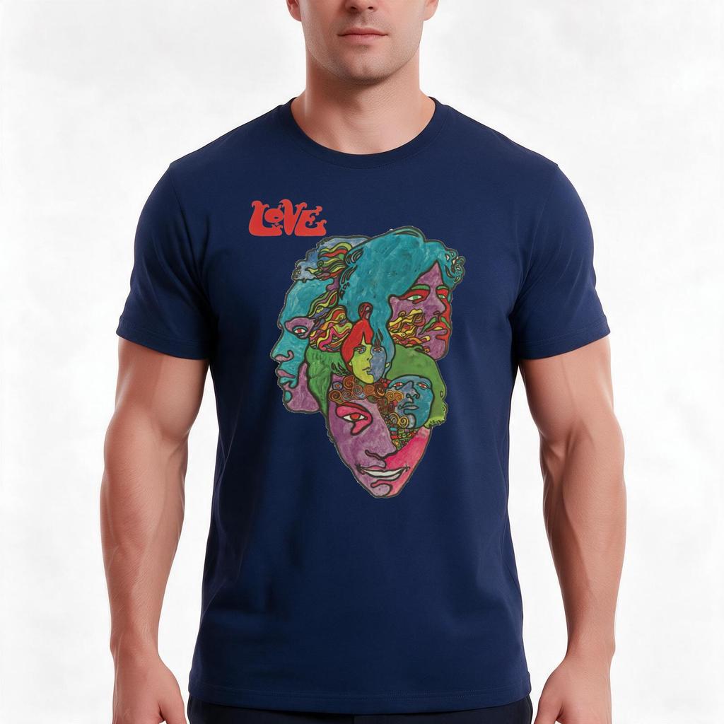Love Forever Changes Tshirt Summer Casual Cotton Tee Oversized Streetwear Tops Vintage Graphic Print Unisex Unisex Unisex