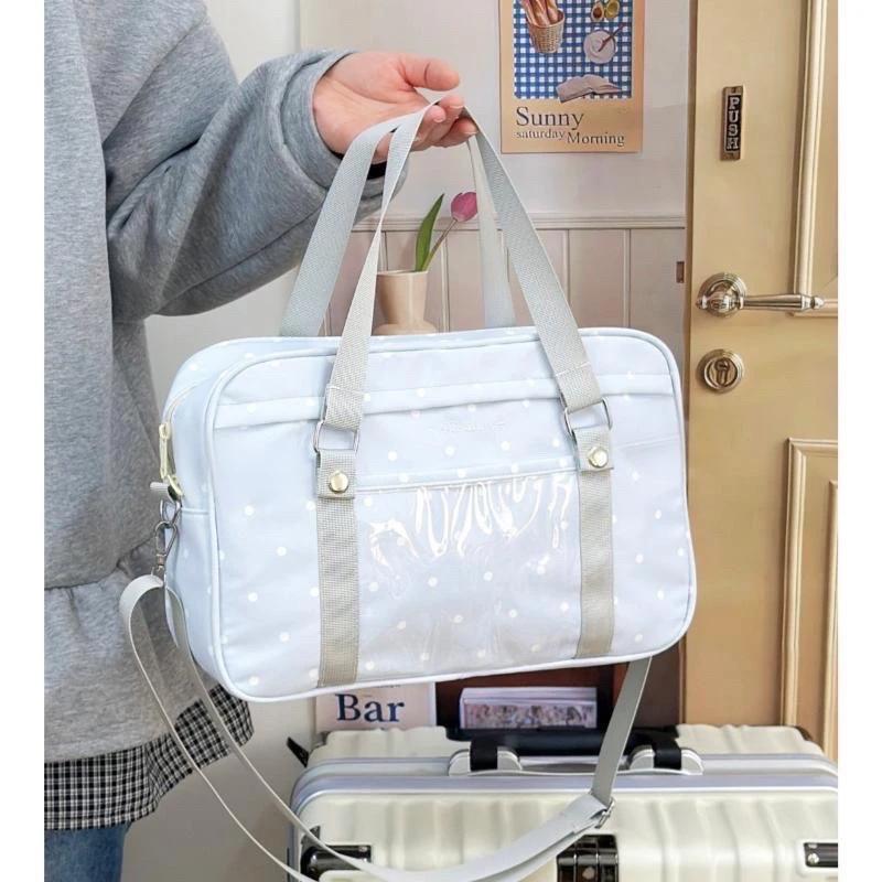 Harajuku Polka Dot Cute Sweet Ita Bag Y2K Comic Exhibition Shoulder Bag Women'S Daily Commuting Casual Portable Crossbody Bag
