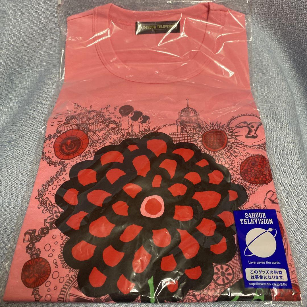 

[Б/У] Благотворительная футболка 24-Hour TV Arashi Сатоши Оно x Яёи Кусама Размер L