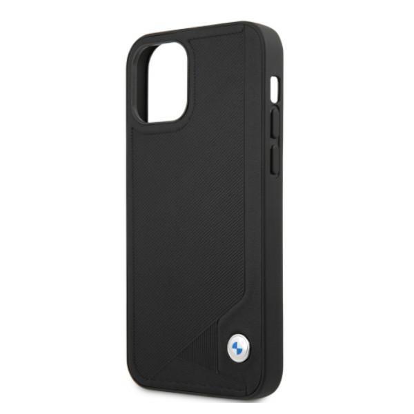 Etui Bmw Bmhcp12Lrcdpk Iphone 12 Pro Max6,7 Czarny/Black Hardcase Leather Deboss