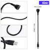 360 Degree Rotation Nail Lamp Usb Desk Lamp Gooseneck Lamp Flexible Light Nail Polish Uv Fast Curing Violet Light Quick Drying