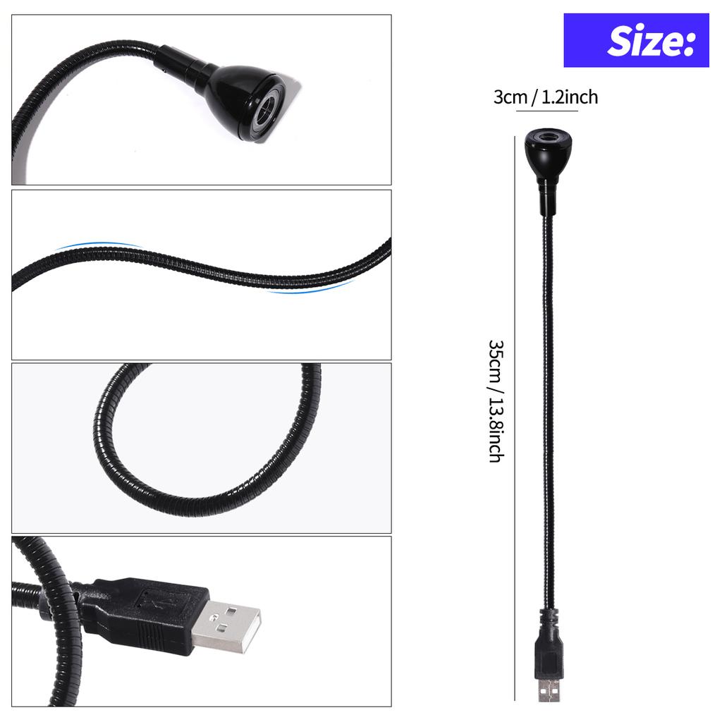 360 Degree Rotation Nail Lamp Usb Desk Lamp Gooseneck Lamp Flexible Light Nail Polish Uv Fast Curing Violet Light Quick Drying