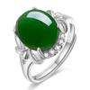 Original 925 Sterling Silver Natural gemstone Ring Adjustable Simplicity Fashion Exquisite For women Jewelry Wedding Gifts