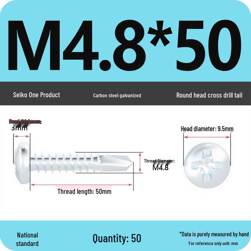 National Standard Hardened Galvanized Phillips Self-Drilling Self-Tapping Screws for Sheet Metal